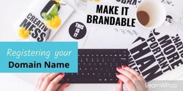 Registering your domain name