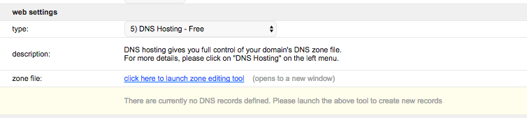 Namespro DNS Hosting