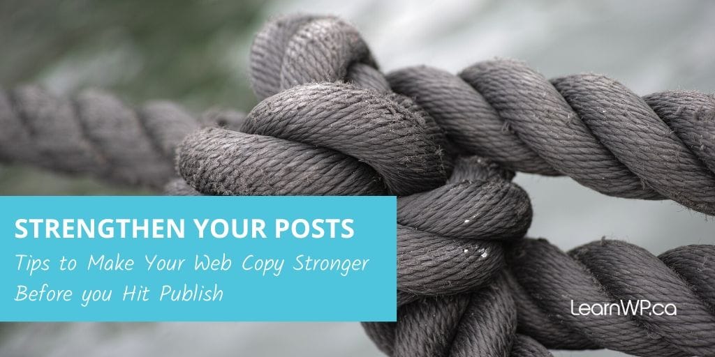 stronger web copy