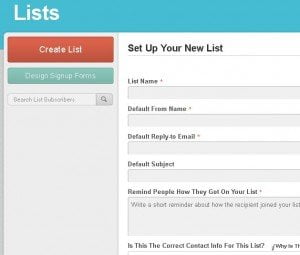 MailChimp Email List
