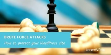 Protect your site from Brute force attack