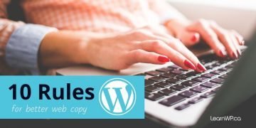 10 rules for better web copy WordPress