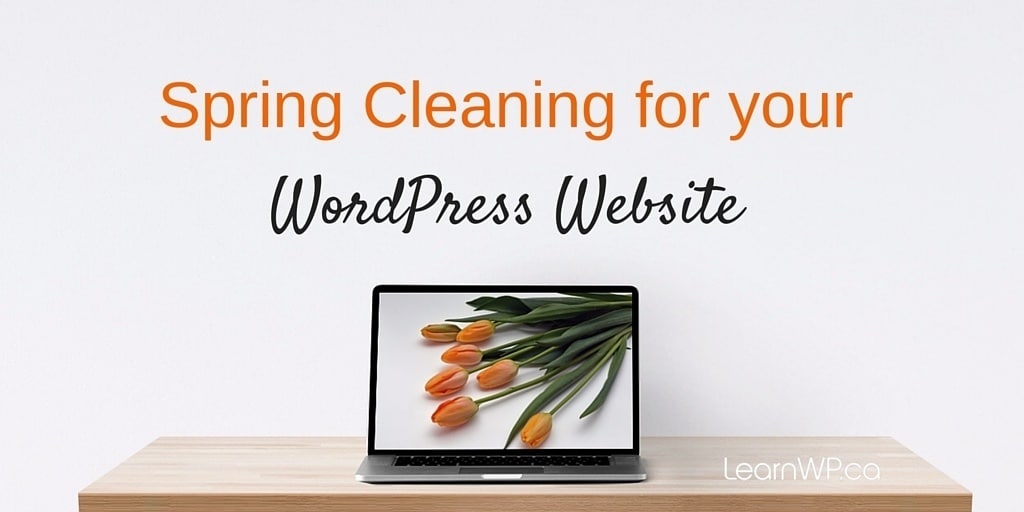 Spring Cleaning for your WordPress website
